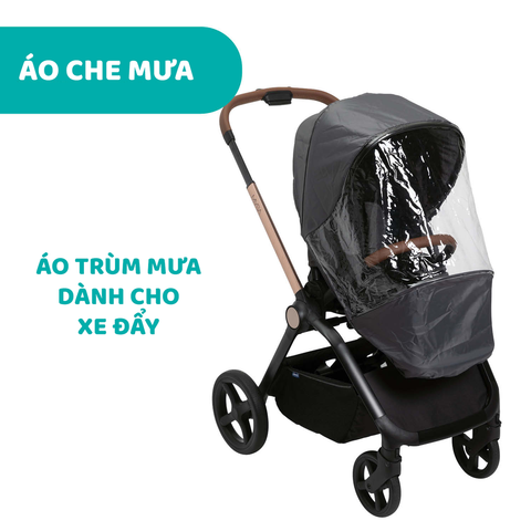 Xe đẩy cho bé Chicco Premium Mysa - Màu Đen Satin