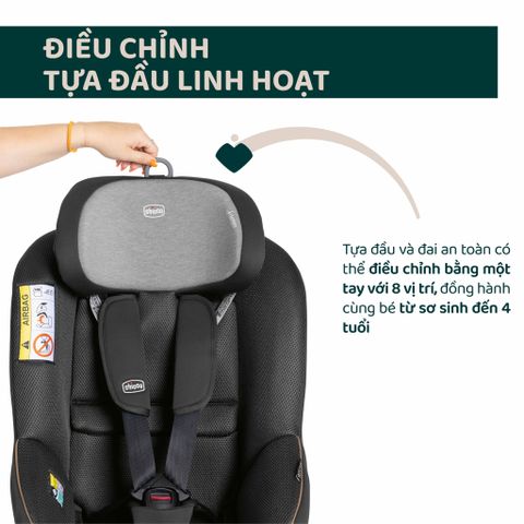 Ghế ô tô Chicco Seat 105 xoay 360˚ ISOFIX