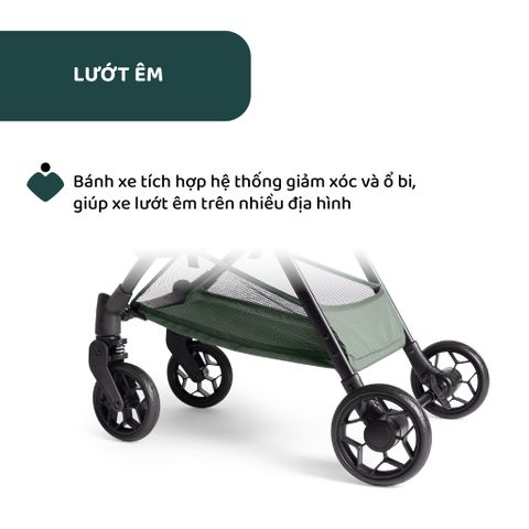 Xe đẩy cho bé Chicco Urbino (1 chiều - Màu xanh rừng thông)