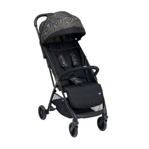 Xe đẩy cho bé Chicco Glee (1 chiều - Màu đen có hoạ tiết)