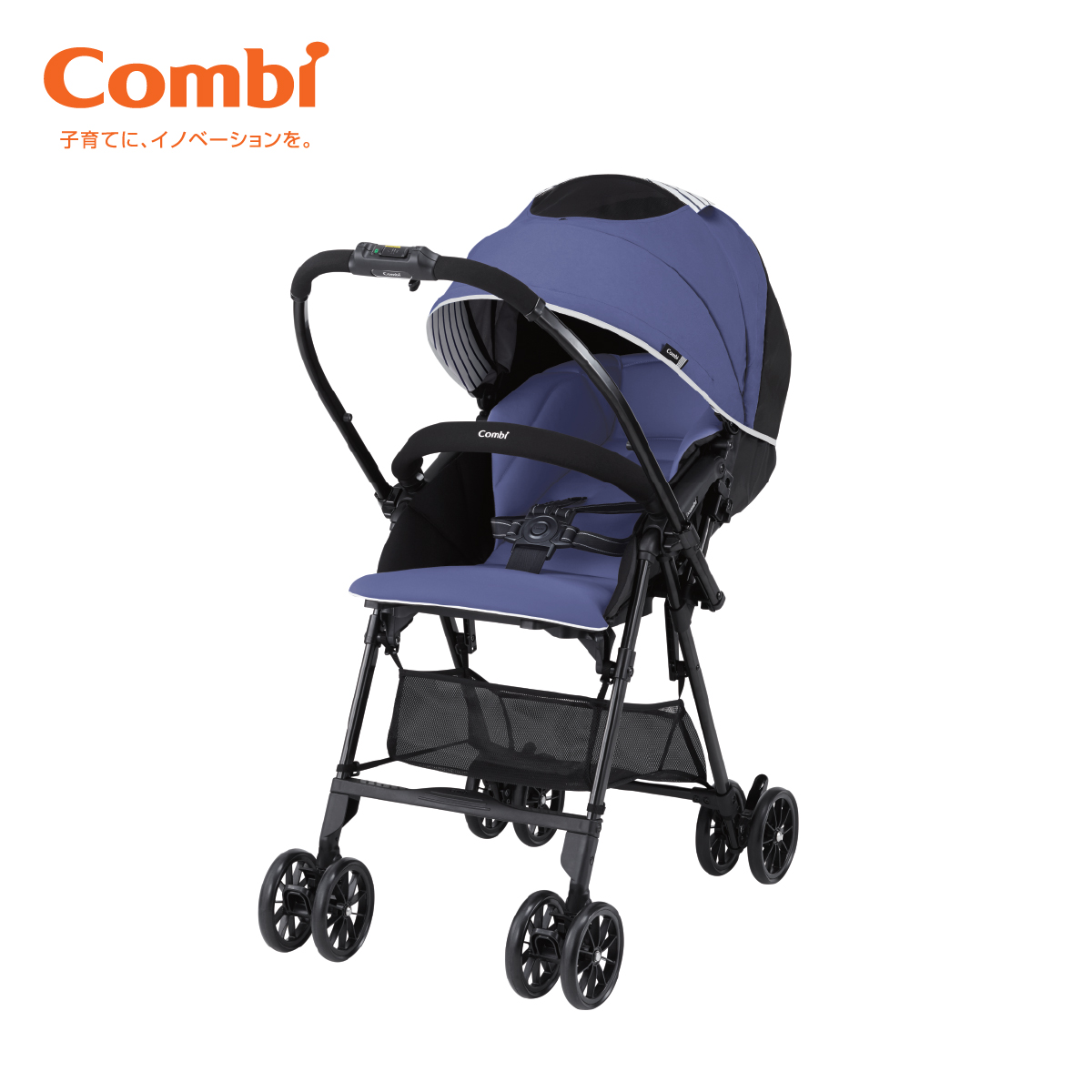 Xe đẩy cho bé Combi Mechacal Handy S (2 chiều - Màu Tím)