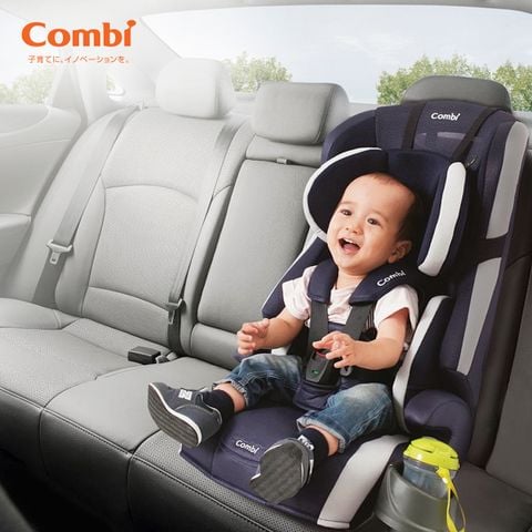 Ghế ngồi ô tô cho bé Combi Joytrip Plus màu Ghi Nâu