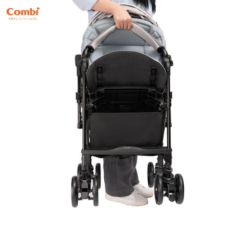 Xe đẩy cho bé Combi Handy 4Cas Compact (2 chiều - Màu ghi)