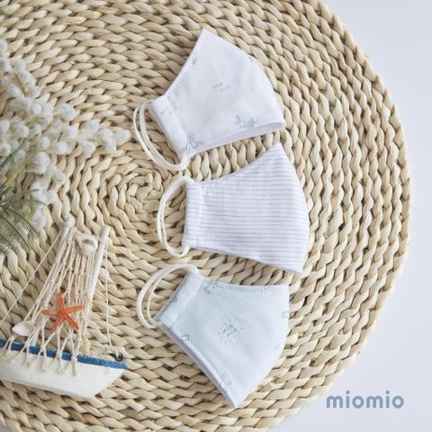 Khẩu trang vải Miomio 100% cotton mềm mại, thấm hút tốt