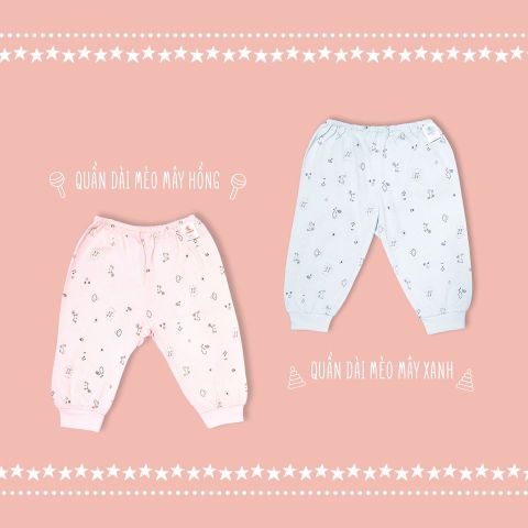 Quần sơ sinh MIOMIO dài / bo / mỏng