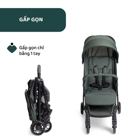 Xe đẩy cho bé Chicco Urbino (1 chiều - Màu xanh rừng thông)