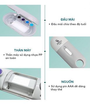 Máy dũa móng Moaz BéBé  cho bé MB-015