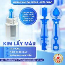 Hộp 50 Que thử đường huyết CHIDO GLS-79 tặng kèm kim lấy máu