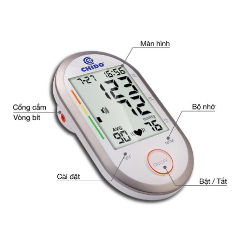 Máy đo huyết áp cảm ứng CHIDO cao cấp New 2022  PG-800B28