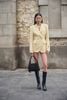 Julie Shorts - Yellow Pastel