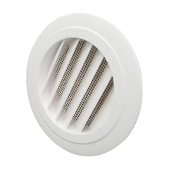 Miệng gió nhựa tròn cổ lưới kiểu lá xếp KLX