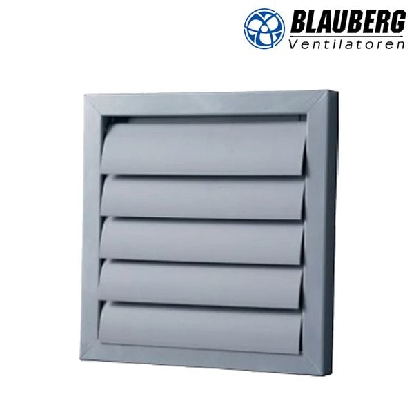 Cửa chớp thông gió kim loại vuông BLAUBERG - GM 200/ 250/ 300/ 400/ 535 - Hàng Nhập Khẩu