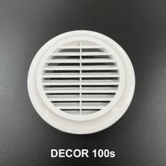 Cửa gió nhựa tròn (cổ tròn và lưới côn trùng)  BLAUBERG - DECOR  80s/ 100s/ 125s/ 150s - Hàng nhập khẩu chính hãng