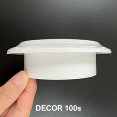 Cửa gió tròn nhựa (cổ tròn và lưới côn trùng)  BLAUBERG - DECOR  80s/ 100s/ 125s/ 150s - Hàng nhập khẩu chính hãng