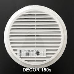 Cửa gió tròn nhựa (cổ tròn và lưới côn trùng)  BLAUBERG - DECOR  80s/ 100s/ 125s/ 150s - Hàng nhập khẩu chính hãng
