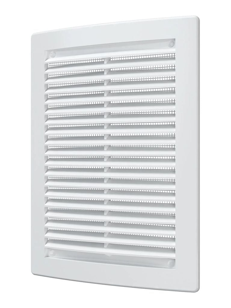 Miệng gió louver nhựa vuông (cổ lưới côn trùng) ERA -  RC - Hàng Nga nhập khẩu chính hãng