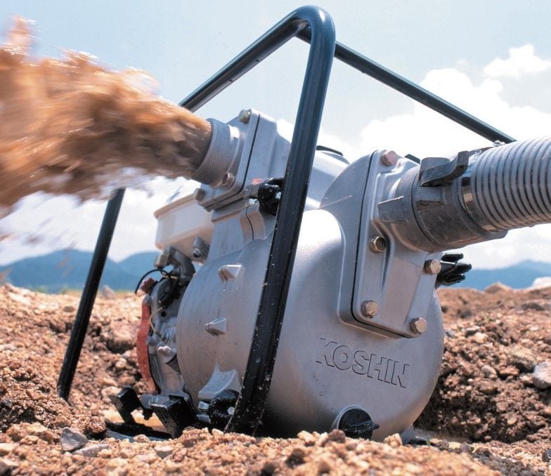 Máy bơm chất thải công suất cao chạy bằng động cơ KOSHIN - KTZ-50X/KTZ