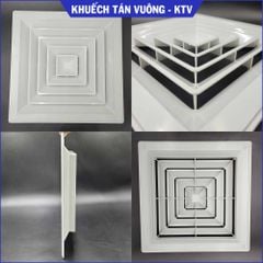 Cửa gió nhựa khuếch tán vuông - KTV