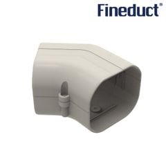 Trunking Nhựa Fineduct Co 45 Độ Ngoài Góc Tường Màu Ngà KFA - 80/100/120 [Air Conditioner Line Set cover]