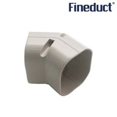 Trunking Nhựa Fineduct Co 45 Độ Trong Góc Tường Màu Ngà CFA - 80/100/120 [Hộp che ống đồng máy lạnh]