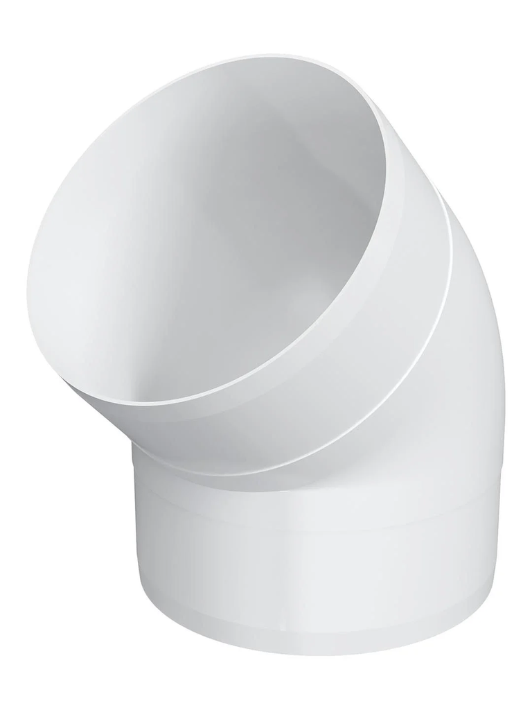 Co tròn 45 độ nhựa ống gió ERA - KKP 45 - Hàng Nga nhập khẩu chính hãng