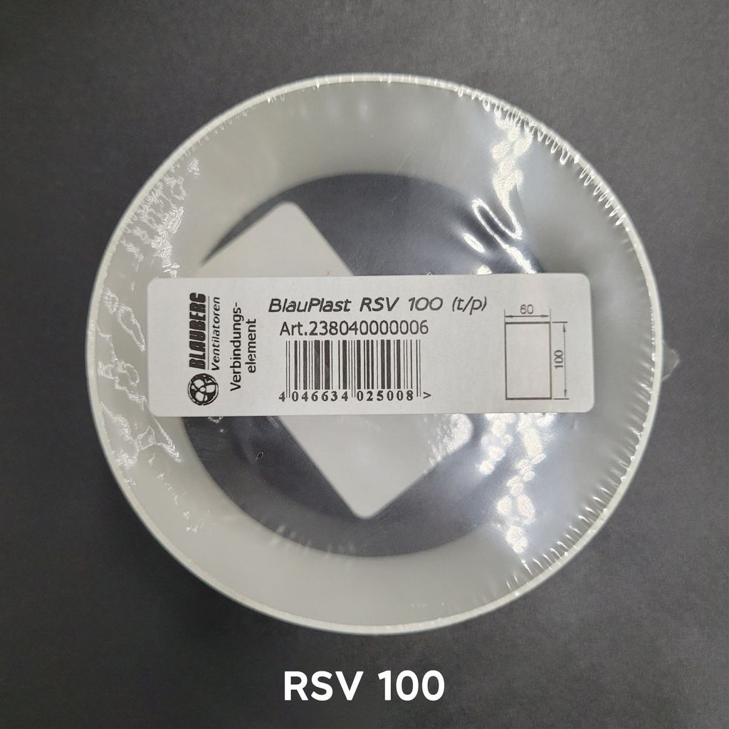Nối ống tròn nhựa cứng ống gió BLAUBERG - RSV φ100/125/150mm - Hàng nhập khẩu chính hãng