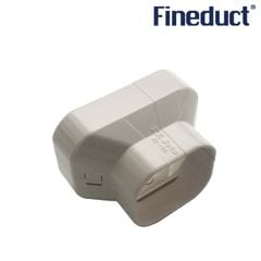 Trunking Nhựa Fineduct Nối Giảm Ống Cứng Màu Ngà JB - 108/128/1210 [Air Conditioner Line Set cover]