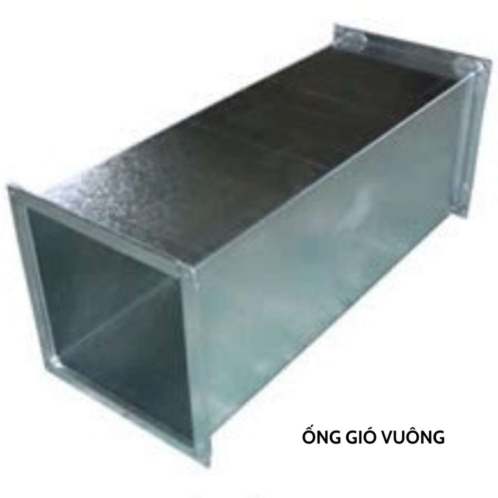 [HÀNG ĐẶT TRƯỚC] Ống gió vuông kim loại