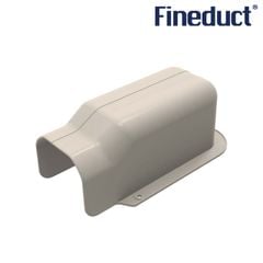 Trunking Nhựa Fineduct Chụp Áp Tường Màu Ngà WA70/ WA80/ WB80/ WS80/ WA100/ WA120/ WA140