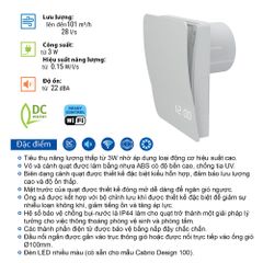 Quạt hướng trục gắn tường, trần BLAUBERG - CABRIO - Hàng Nhập Khẩu