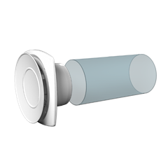 Cửa gió cấp NHỰA điều chỉnh lưu lượng mặt bích - ERA - 10APP/ 12.5APP/