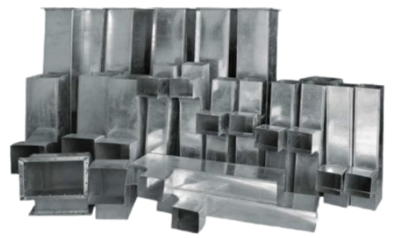 [HÀNG ĐẶT TRƯỚC] Ống gió vuông kim loại