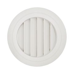 Miệng gió nhựa tròn cổ lưới kiểu lá xếp KLX