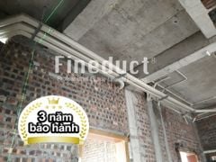 Trunking Nhựa Fineduct Co 45 Độ Trong Góc Tường Màu Ngà CFA - 80/100/120 [Hộp che ống đồng máy lạnh]