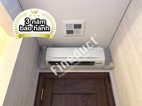 Trunking Nhựa Fineduct Chụp Áp Trần Màu Trắng PA - 80W/100W [Hộp che ống đồng máy lạnh / Air Conditioner Line Set cover]