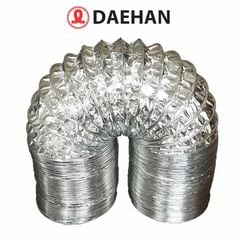 Ống gió mềm nhôm Hàn Quốc DAEHAN không bảo ôn 2 lớp - D-500A - 3m/10m/Ống