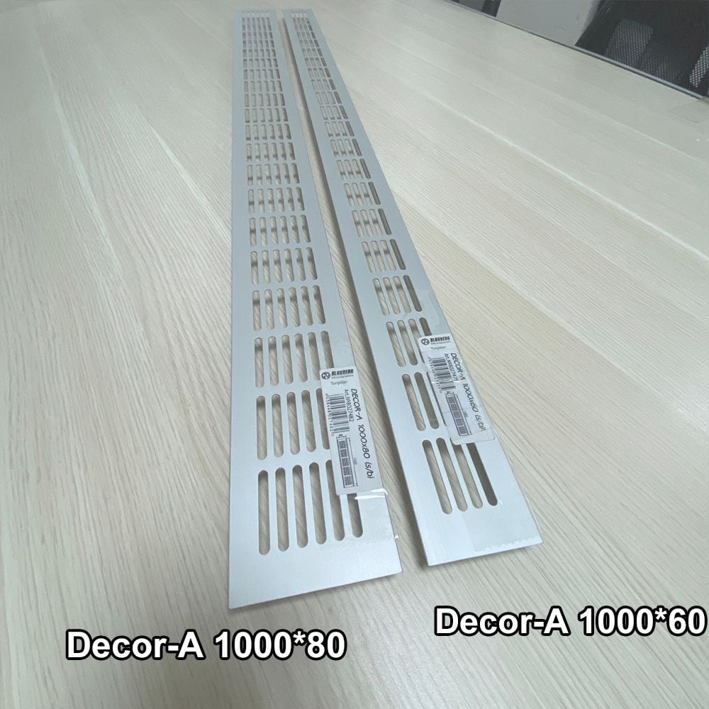 Cửa gió linear nhôm chữ nhật gắn cửa BLAUBERG - DECOR- A (Đơn) - Hàng