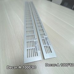 Cửa gió linear nhôm chữ nhật gắn cửa BLAUBERG - DECOR- A (Đơn) - Hàng