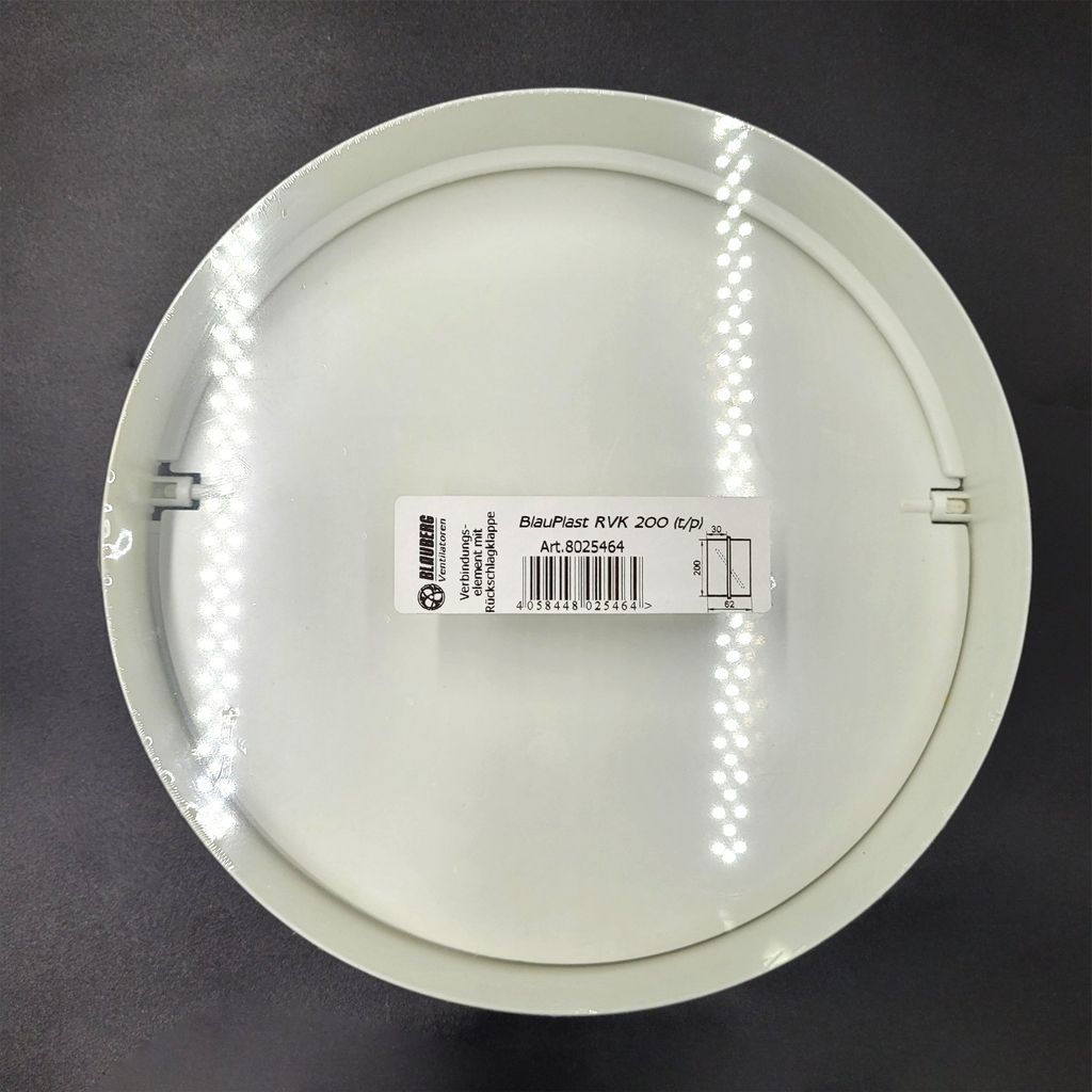 Nối ống tròn + van ngăn gió ngược BLAUBERG - RVK