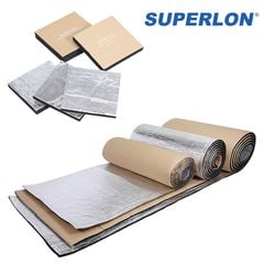 [Liên hệ ngay] Cách nhiệt SUPERLON cuộn 1 mặt keo & 1 mặt nhôm 1.22m x 9.14m (Giá 1 cuộn)