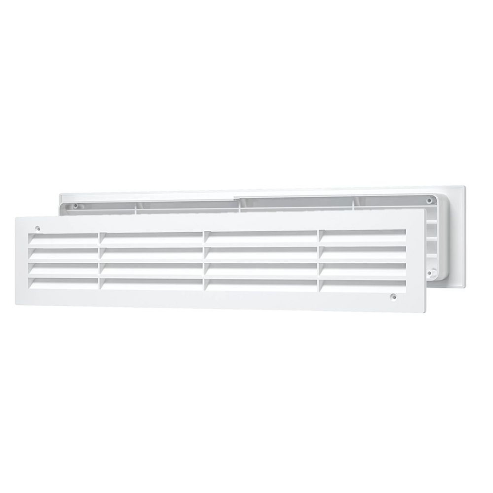 Miệng gió louver nhựa chữ nhật gắn cửa (2 cái/ bộ) ERA - 4513DP