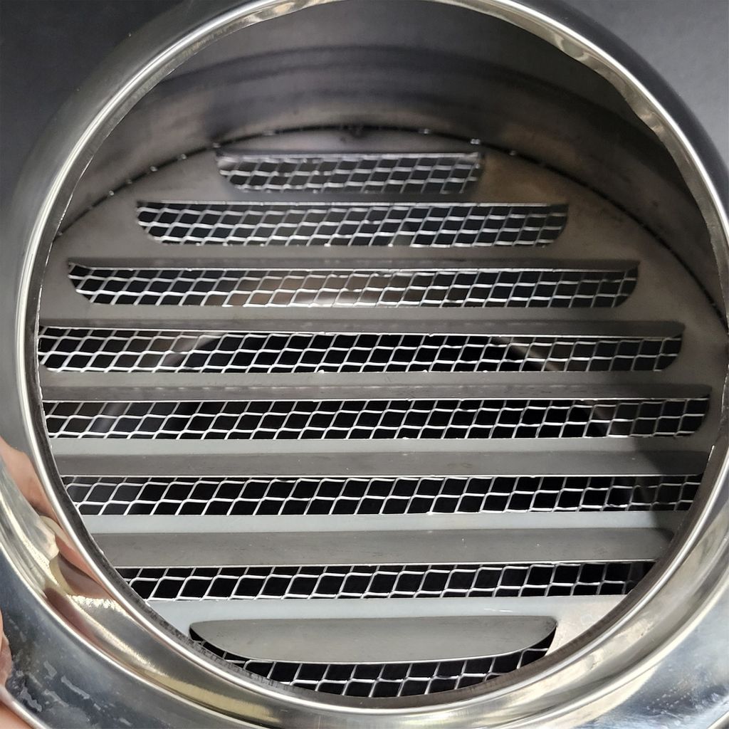 Chụp thông hơi inox D100/150/200/250/300 Vent Cap ngoài trời (có lưới chắn côn trùng)