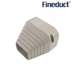 Trunking Nhựa Fineduct Nối Cuối Màu Ngà EA - 70/100 [Air Conditioner Line Set cover]