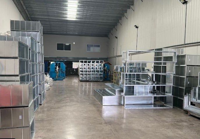 [HÀNG ĐẶT TRƯỚC] Ống gió vuông kim loại