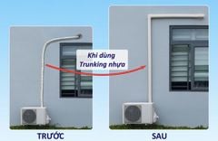 Trunking Nhựa Fineduct Ống Cứng Màu Ngà KL - 70/80/100/120/140 - 1 Cây/2m [Hộp che ống đồng máy lạnh / Air Conditioner Line Set cover]