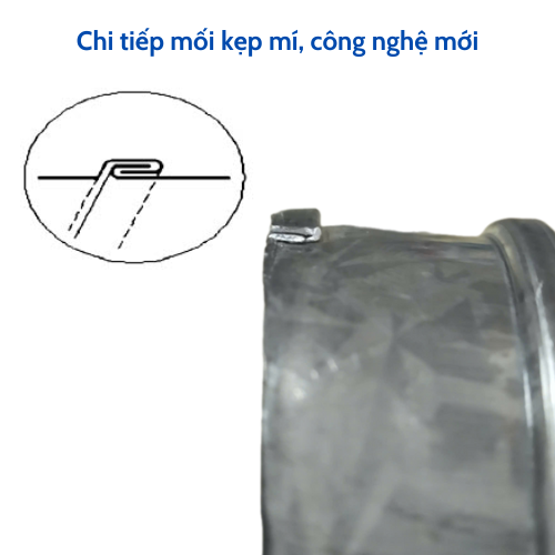 [HÀNG ĐẶT TRƯỚC] Co nối ống gió tròn xoắn 90 độ