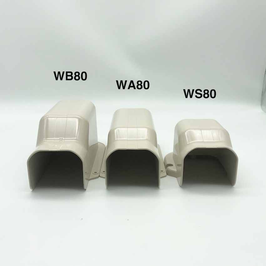 Trunking Nhựa Fineduct Chụp Áp Tường Màu Ngà WA70/ WA80/ WB80/ WS80/ WA100/ WA120/ WA140