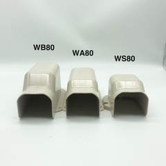 Trunking Nhựa Fineduct Chụp Áp Tường Màu Ngà WA70/ WA80/ WB80/ WS80/ WA100/ WA120/ WA140