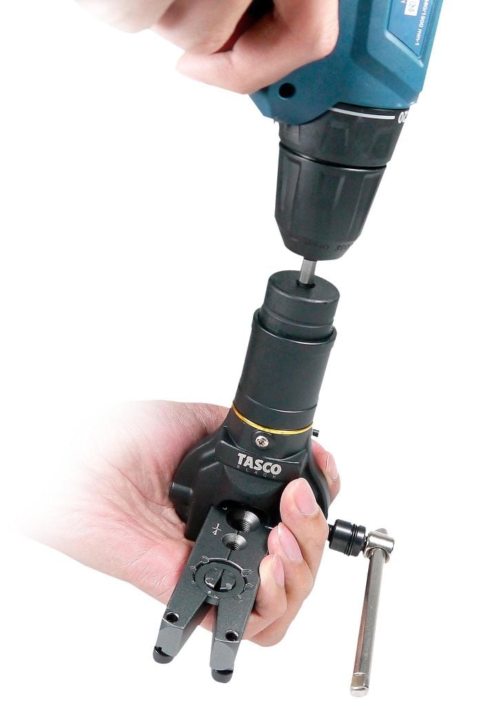 [Liên hệ ngay] Bộ loe ống đồng bằng máy bắt vít TASCO Black - TB570E
