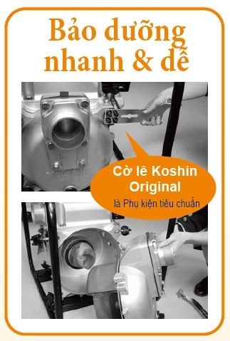 Máy bơm chất thải công suất cao chạy bằng động cơ KOSHIN - KTZ-50X/KTZ